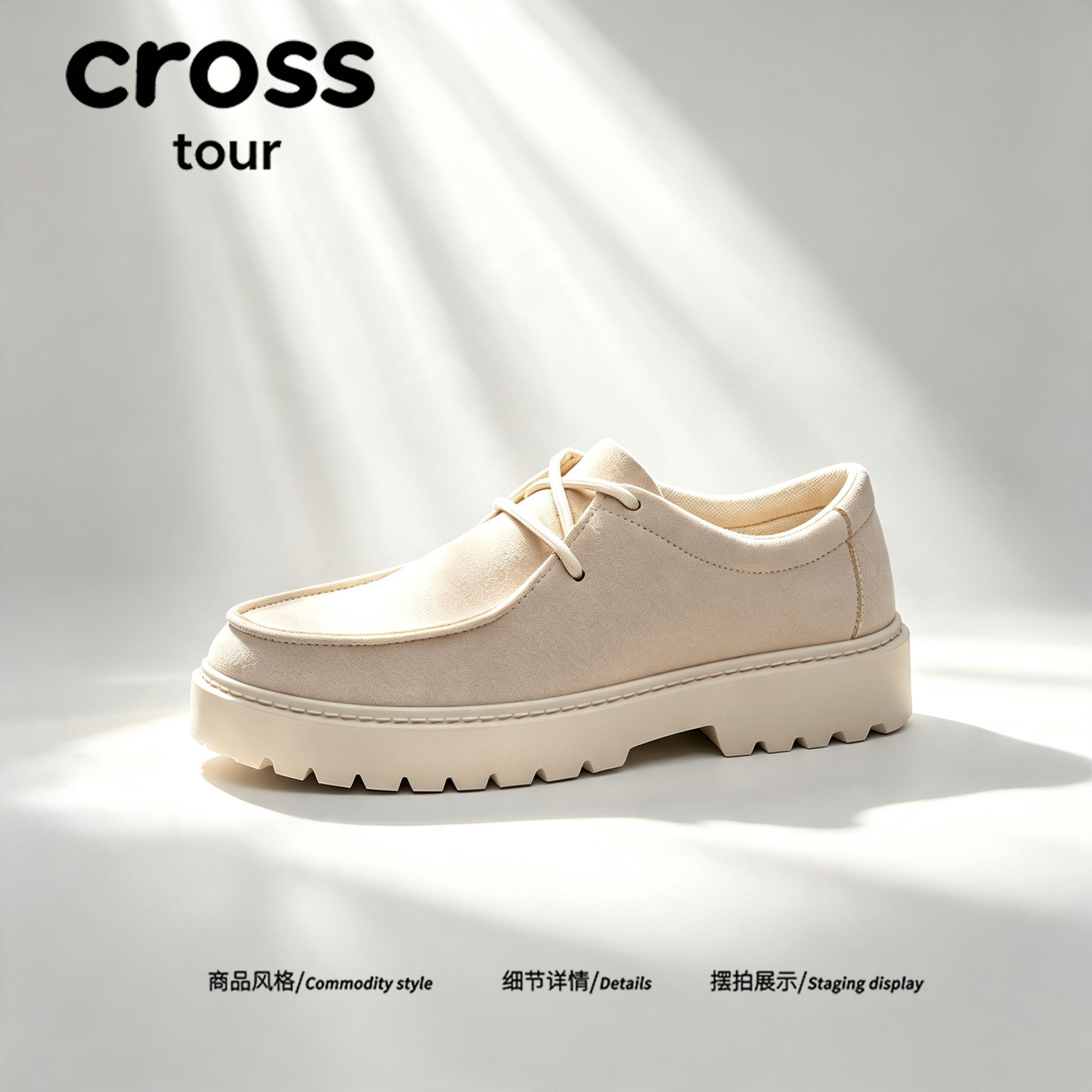 【温叙流年】Cross tour日系松弛福乐鞋春夏透气轻便日常百搭潮鞋