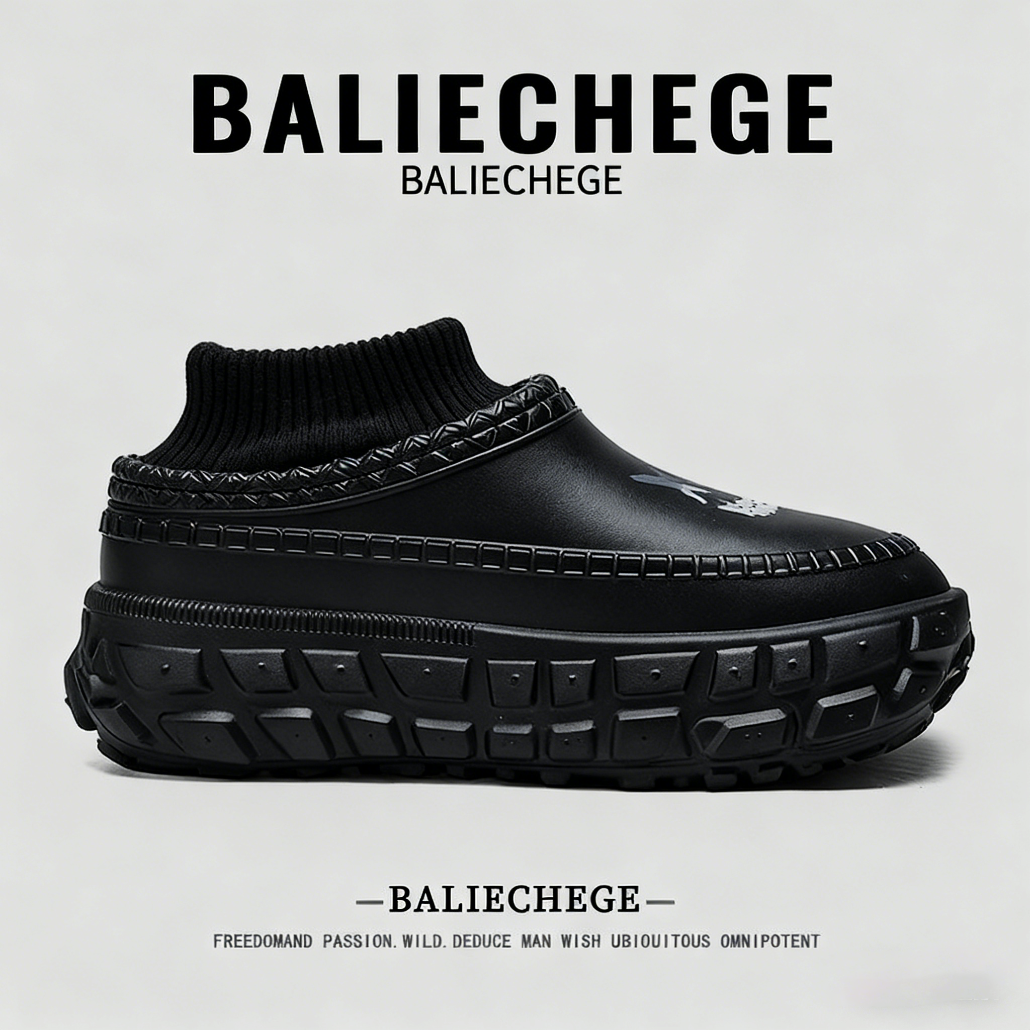 【法国BALIECHEGE专柜】2025新款雪地靴加绒加厚户外保暖雪地棉鞋