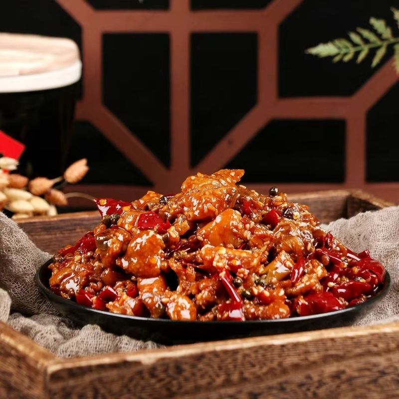 重庆特色正宗辣子鸡250g麻辣冷吃鸡丁熟食卤味零食即食小吃下酒菜