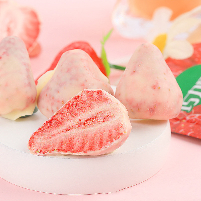 整箱冻干水果草莓水蜜桃芒果混合冻干冻干即食水果零食水果干健康