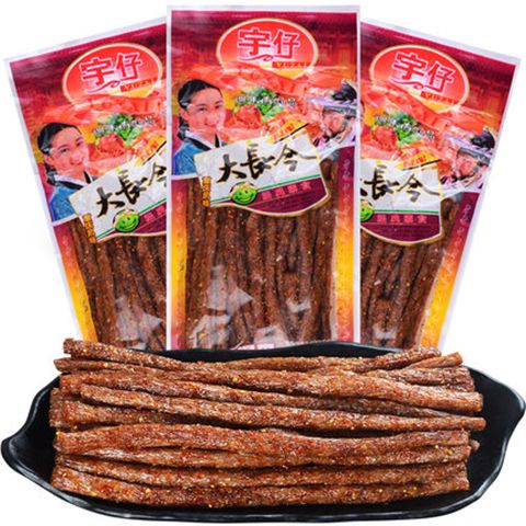 新包装宇仔大长今辣条172g/18g大长筋麻辣儿时8090素食面筋零食品