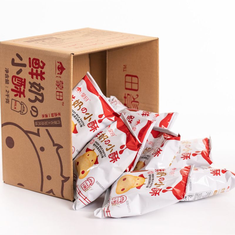 内蒙古鲜奶馍片馒头片鲜奶小酥整箱酸奶烤馍片馍丁混合装零食小吃