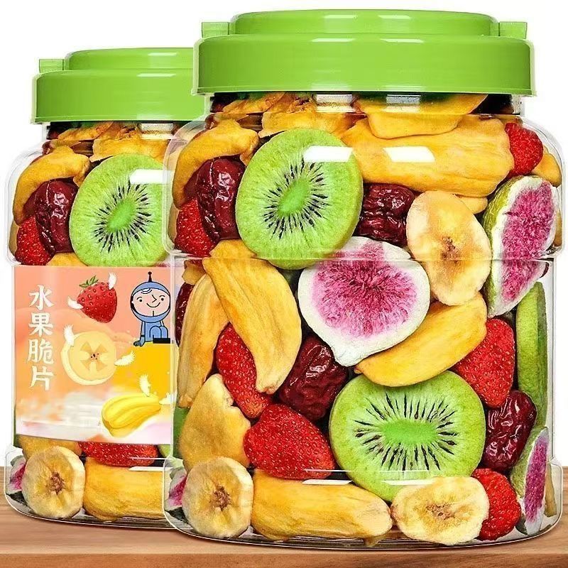 【鲜干果蔬脆4大桶】综合果蔬干水果冻干蔬菜送礼聚会解馋小零食