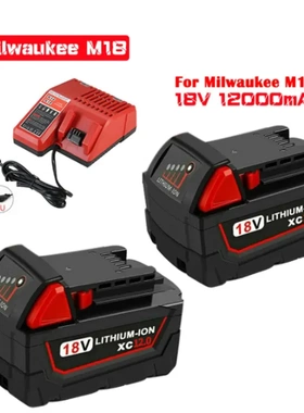 替代米沃奇Milwaukee M18 XC锂电池48-11-1815 M18B2 M18B4 M18B5