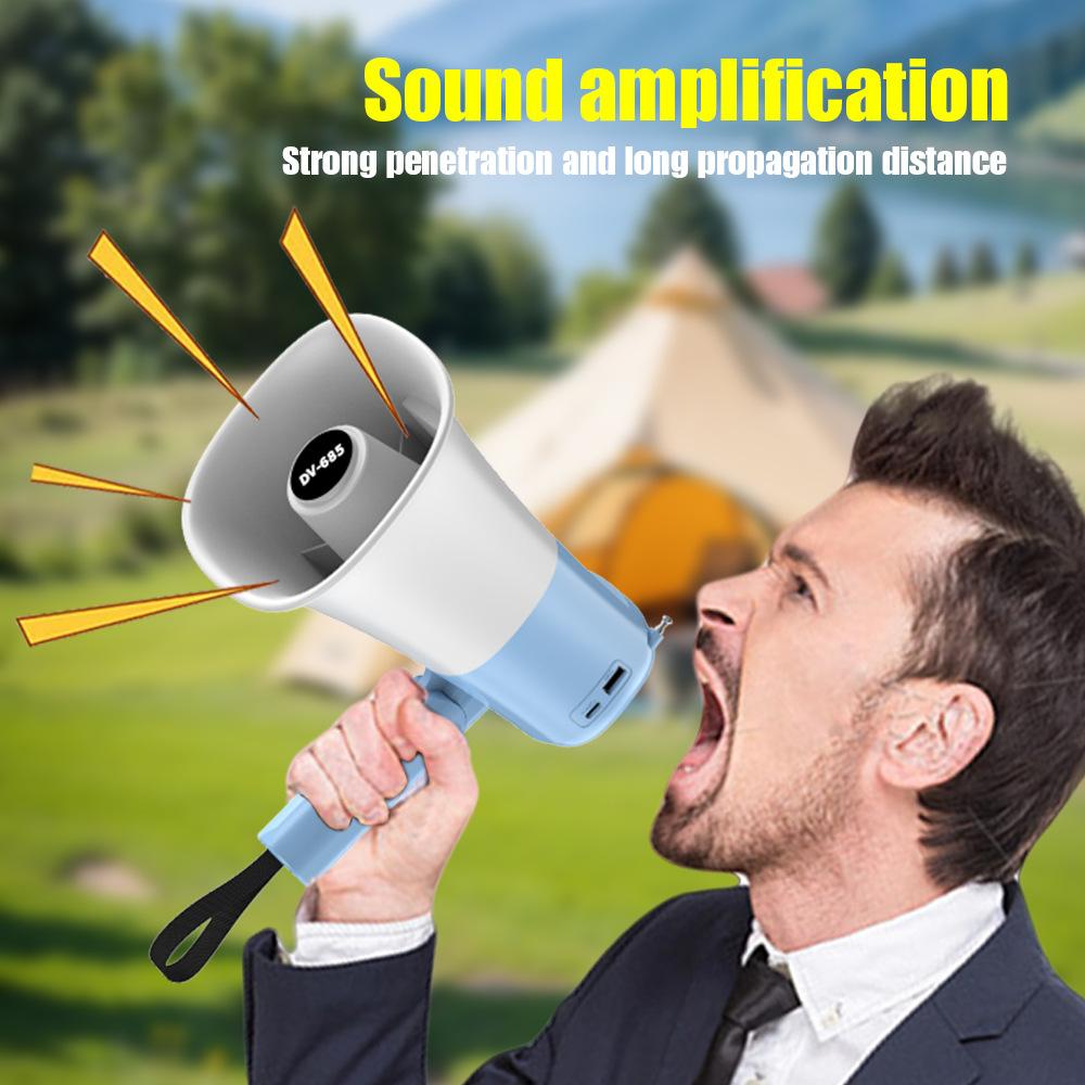 录音喇叭地摊叫卖器手持折叠插卡宣传蓝牙扩音器多功能喊话器