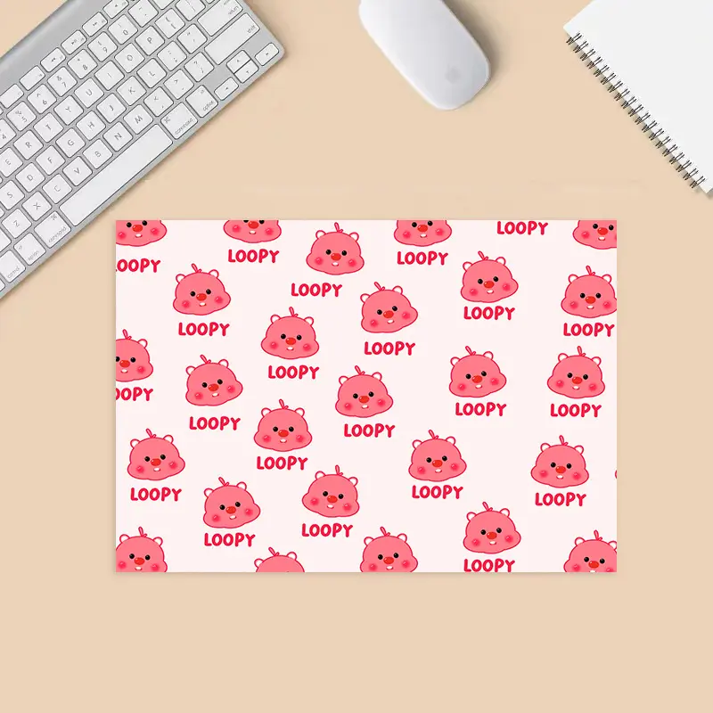 卡通鼠标垫打工职场男女生办公笔记本电脑键盘垫学生桌面垫子