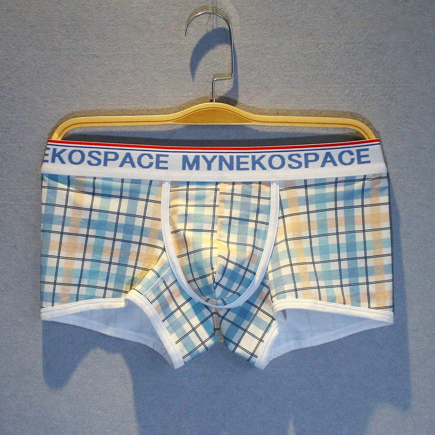 男士内裤纯棉透气复古格子印花四角裤衩青年时尚休闲男生平角裤头,女士内衣/男士内衣/家居服,男平角内裤,淘宝优惠券,粉丝福利购,淘宝优惠卷