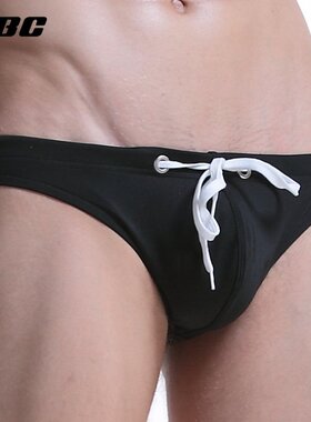 AIBC男士内裤 比基尼三角泳裤 半光泳布泳池运动休闲沙滩游泳