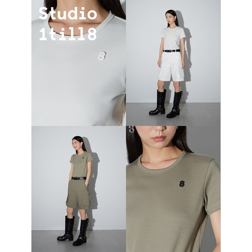 极简短袖Studio1till8运动感