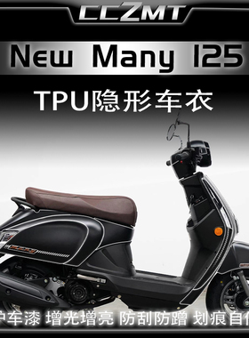 适用光阳New Many125隐形车衣仪表灯膜透明保护贴膜防水改装配件