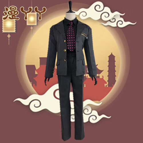 现货 jojo的奇妙冒险 迪亚波罗西装版 cos服装