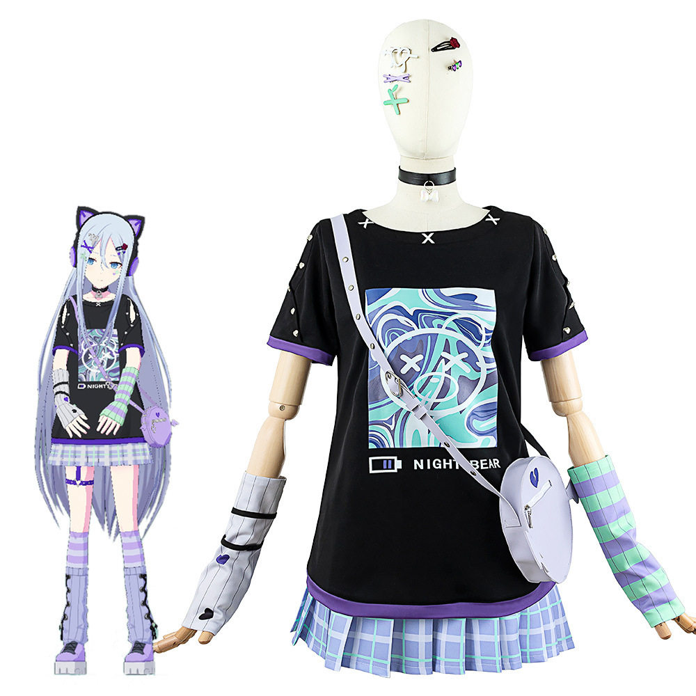 世界计划 宵崎奏夏日短裙套装二次元动漫日常通勤服装CG1457WL