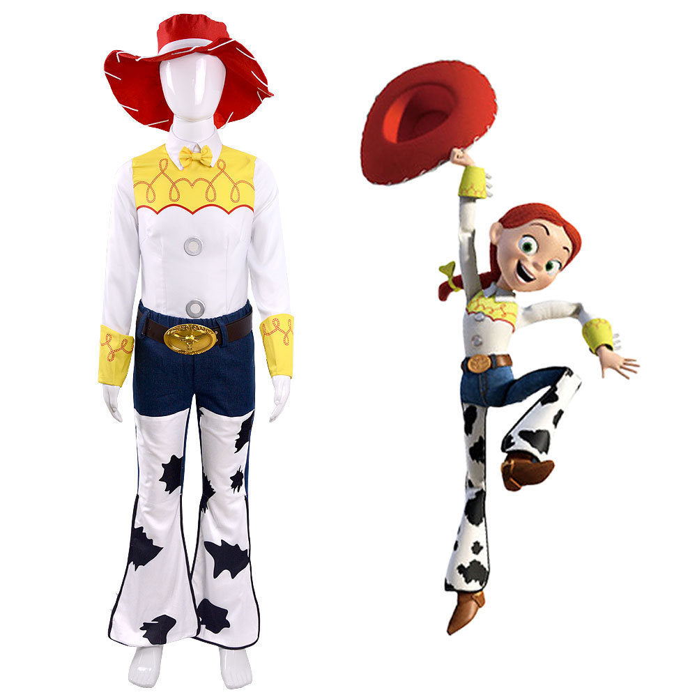 万圣节玩具总动员儿童服装cosplay电影角色扮演胡迪翠丝女孩cos服
