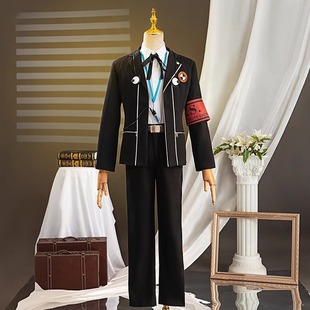 女神异闻录结城理cos永恩cos服男play动漫人物服装随身听耳机假发