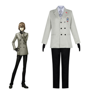 女神异闻录cos服明智吾郎校服制服cosplay二次元校服西装表演服