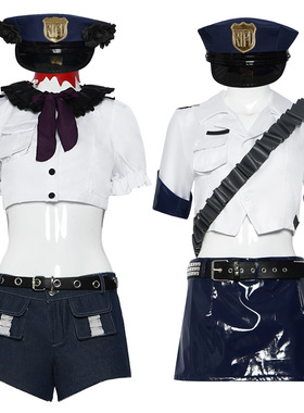 吊带袜天使cos服Stocking潘迪史朵巾女警cosplay舞台表演服装现