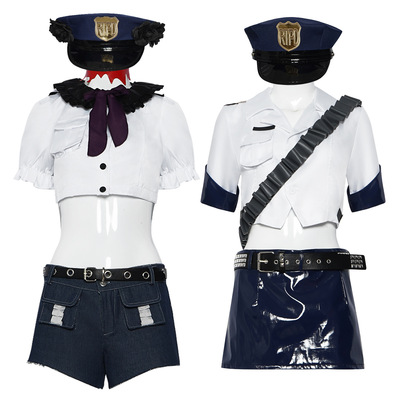 吊带袜天使cos服Stocking潘迪史朵巾女警cosplay舞台表演服装现