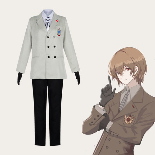 女神异闻录cos服怪盗团Crow西装制服明智吾郎cosplay角色扮演服装