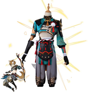 原神cos五郎cos服五郎cosplay服装兽耳正太动漫游戏套装男cos服装