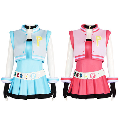 PowerPuff Girls飞天小女警Z 超能花花cos服泡泡动漫角色扮演服装
