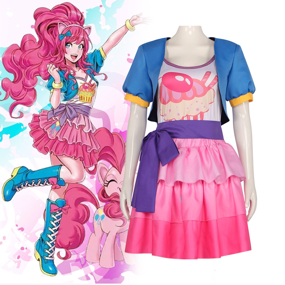 小马宝莉cos服碧琪拟人萍琪派cosplay服装公主裙套装万圣节扮演服