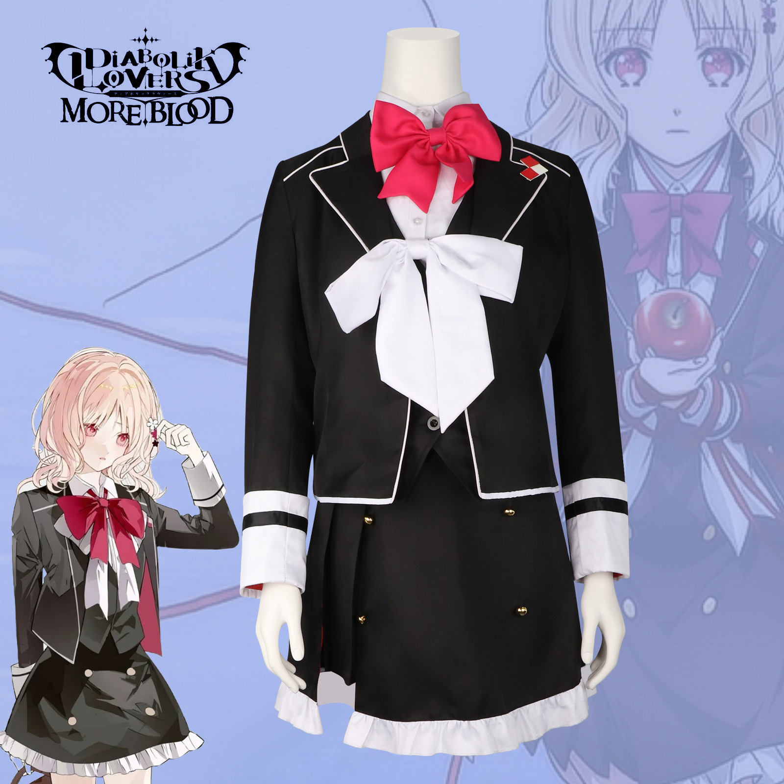 小森唯cos服动漫游戏魔鬼恋人小森唯cosplay动漫扮演服女装制服