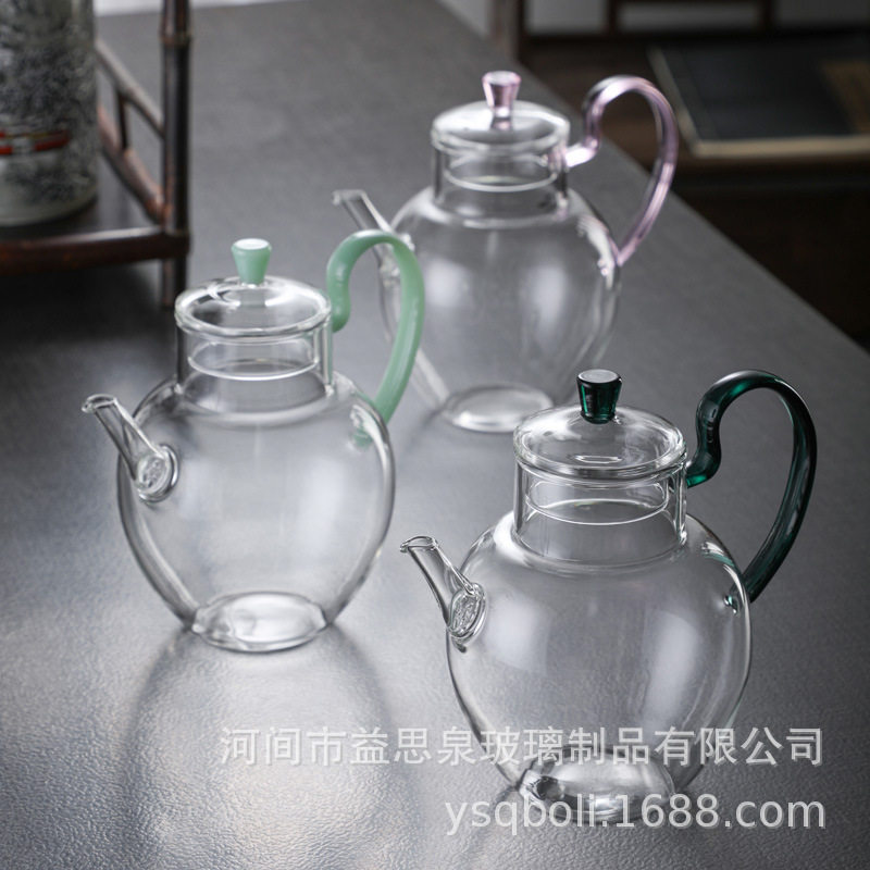 仿宋玻璃壶小茶壶透明泡