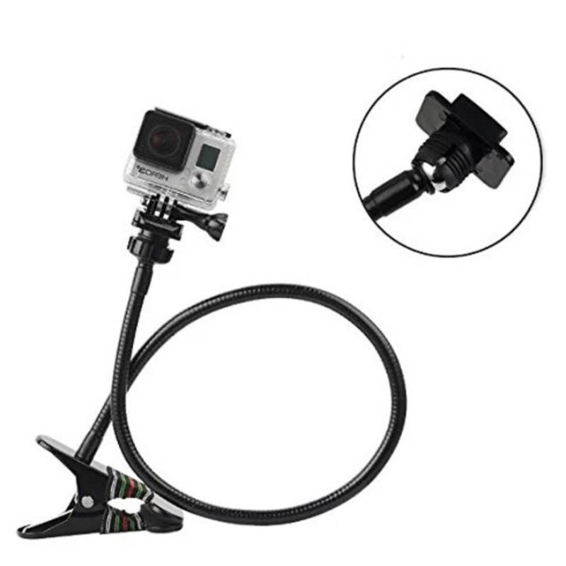 网络头支架Logitech C925e C922x Brio 4K万向软管支架Gopro