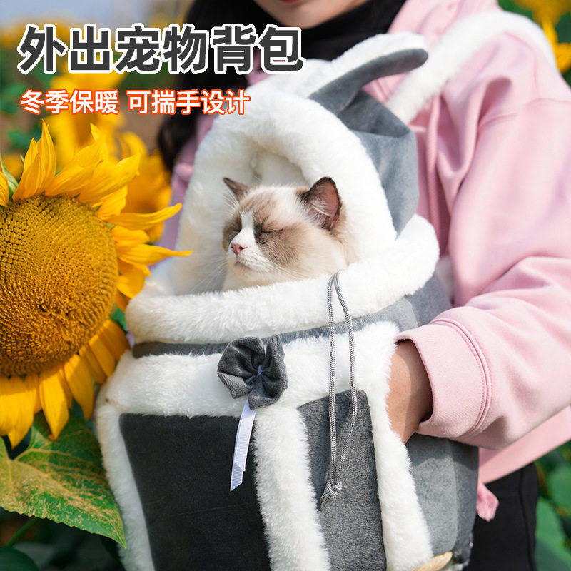 猫包泰迪英短胸前外带包