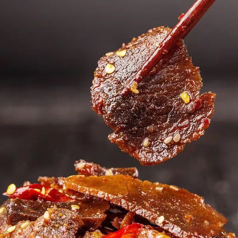 买4送2现炒现发麻辣牛肉开袋即食贵州香辣味风干小黄牛肉干脂肪