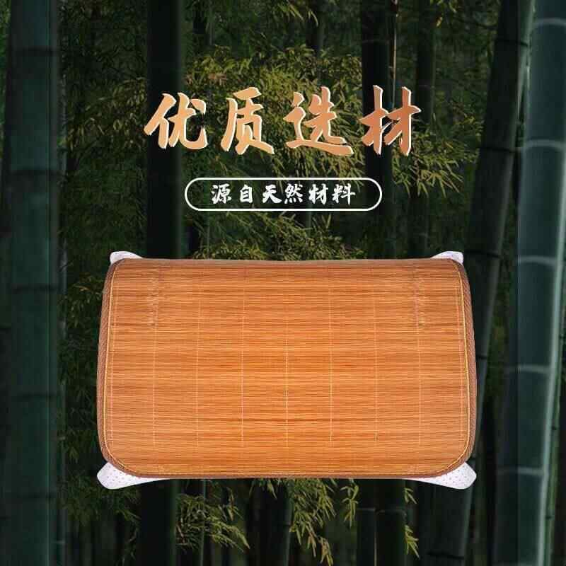 枕席天然老式竹席夏天枕头枕片单人冰丝凉感枕套藤席凉席枕头套图片