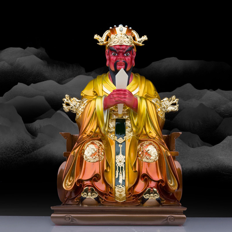 广济龙王树脂神像五台山龙五爷财神爷佛像圣丰现代家居工艺品摆件