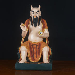 16寸天皇氏盘古大帝神像 创世神盘古像 敦煌彩树脂神像工艺品