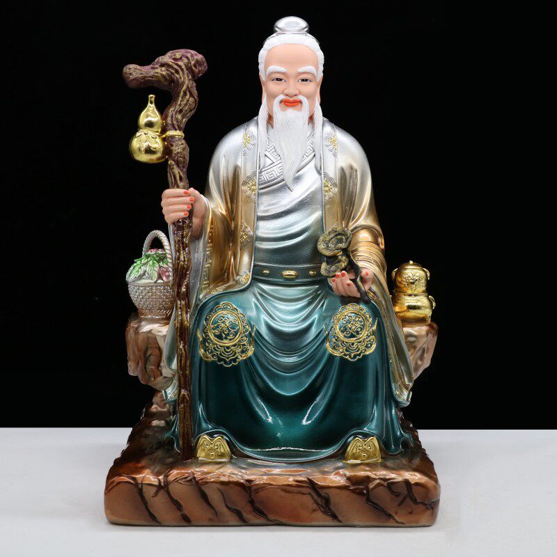 12寸16寸19寸药王爷佛像医圣孙思邈华佗药仙客厅居家供奉树脂摆件