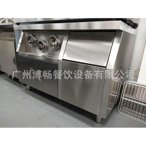 汉堡店1.站5米不锈岛商钢用工作BWS-02工作操作台奶茶台店厨房设