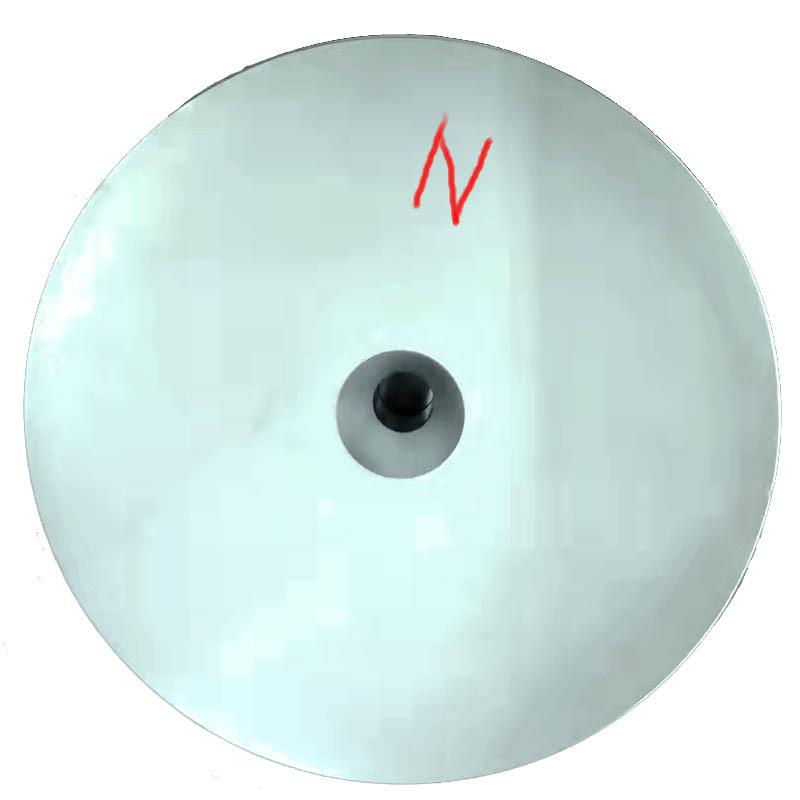 供应磁力抛光磁铁 磁力研磨机强磁 机N孔45 D10020 双面打磁X钢