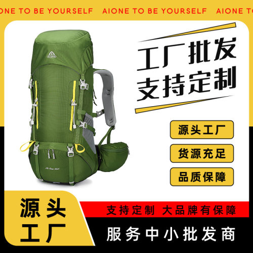艾王户外登山包专业户外轻量化50升旅行包新款防泼水双肩包