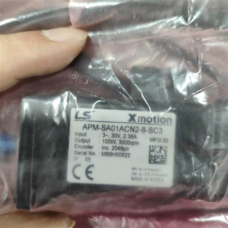 全新韩国LS伺服电机APM-SA01ACN2-8-SC3，A-议价