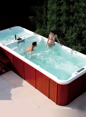 endless swim spa pool export to European USA acrylic materia