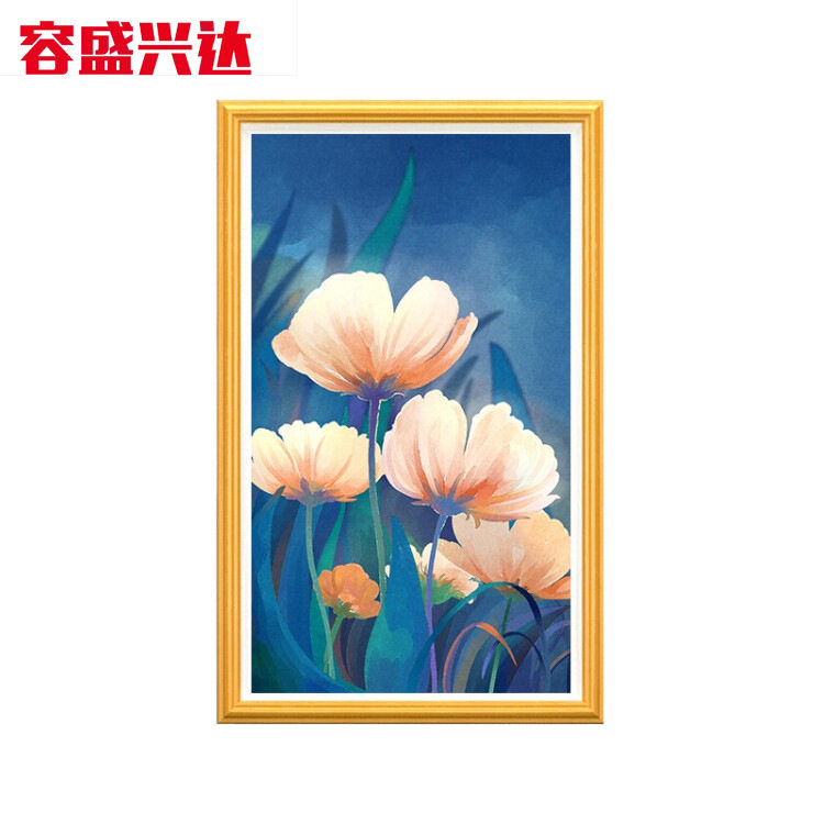 32寸壁挂艺术画框展览安卓视频播放器木框创艺画屏智能电子广告机