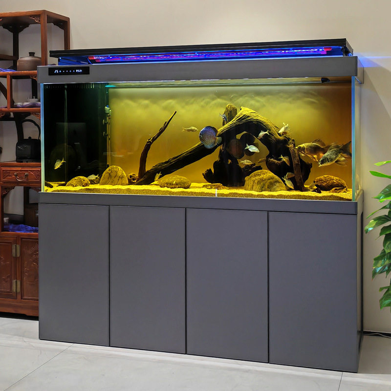 超白屏风底滤龙鱼缸大型客厅隔断生态免换中型水族箱1.5米可定制,宠物/宠物食品及用品,底柜/落地缸,淘宝优惠券,粉丝福利购,淘宝优惠卷