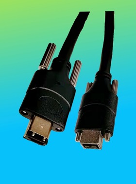 AOI常用1394B对A工业相机图像传输线1394A标准协议6PIN火线400M