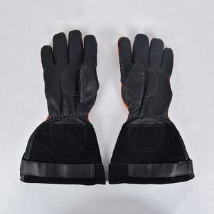 消防灭火手套耐高温训练救援比武训犬隔热阻燃防烫五指灵活加长款