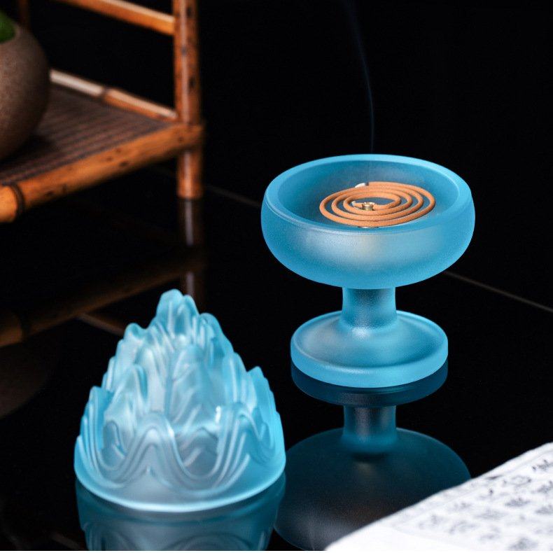 家用古法琉璃博山熏香炉盘香炉茶道檀香炉香篆炉文创礼品摆件香薰,家居饰品,烛台,淘宝优惠券,粉丝福利购,淘宝优惠卷