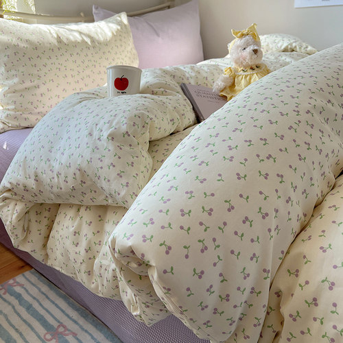 ins小清新纯棉四件套100全棉