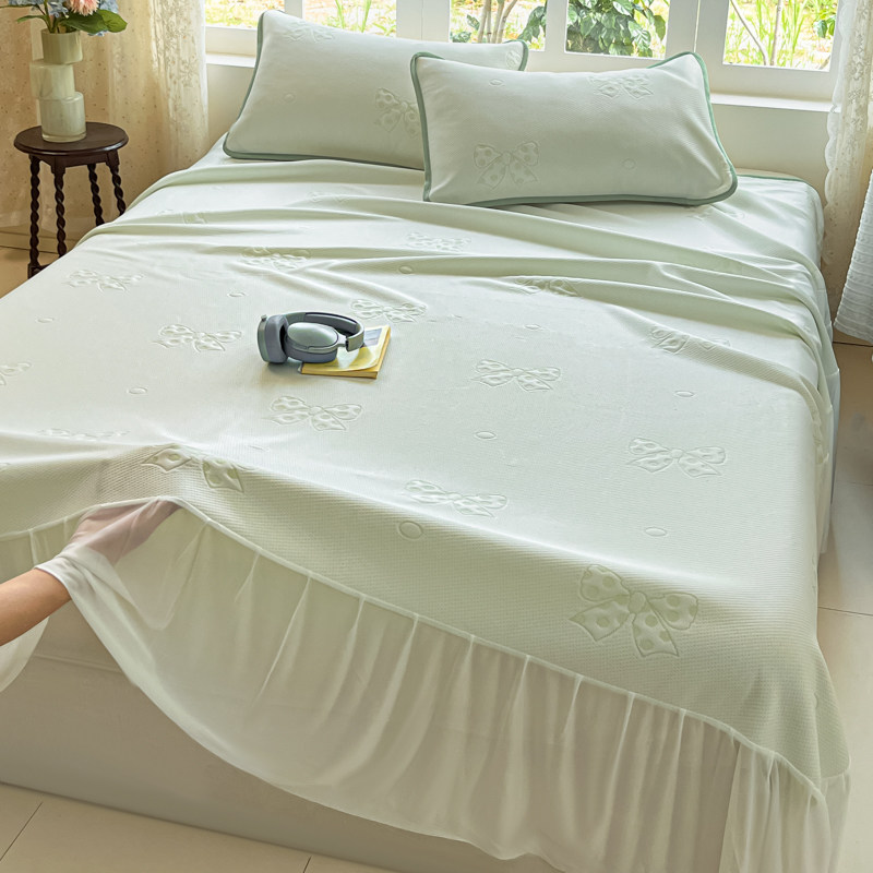 A类纯棉双层纱被子四件套全棉夏凉被空调被四季通用薄款可水机洗