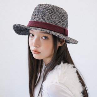 cap秋冬款 情侣纯手工羊毛呢子礼帽flat 老钱风复古时尚 JOJOKUR