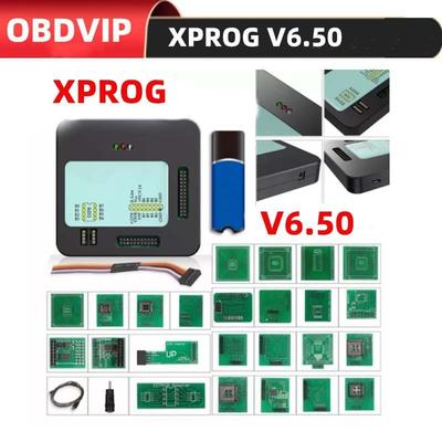 XPROG V6.50 X-PROG M 6.50 ECU Programmer全套编程器带加密狗