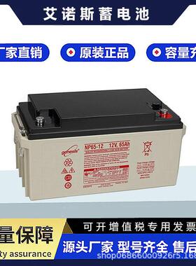 艾诺斯蓄电池NP12-100  24 38 65 120AH通信机房UPS/EPS电源专用