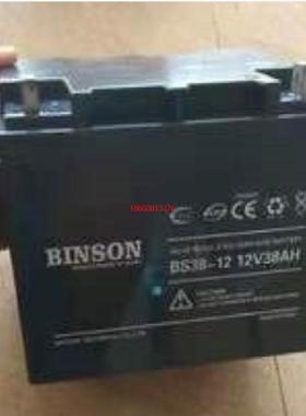 BINSON 蓄电池BS12V17AH直流屏 12V17免维护 UPS储能电源